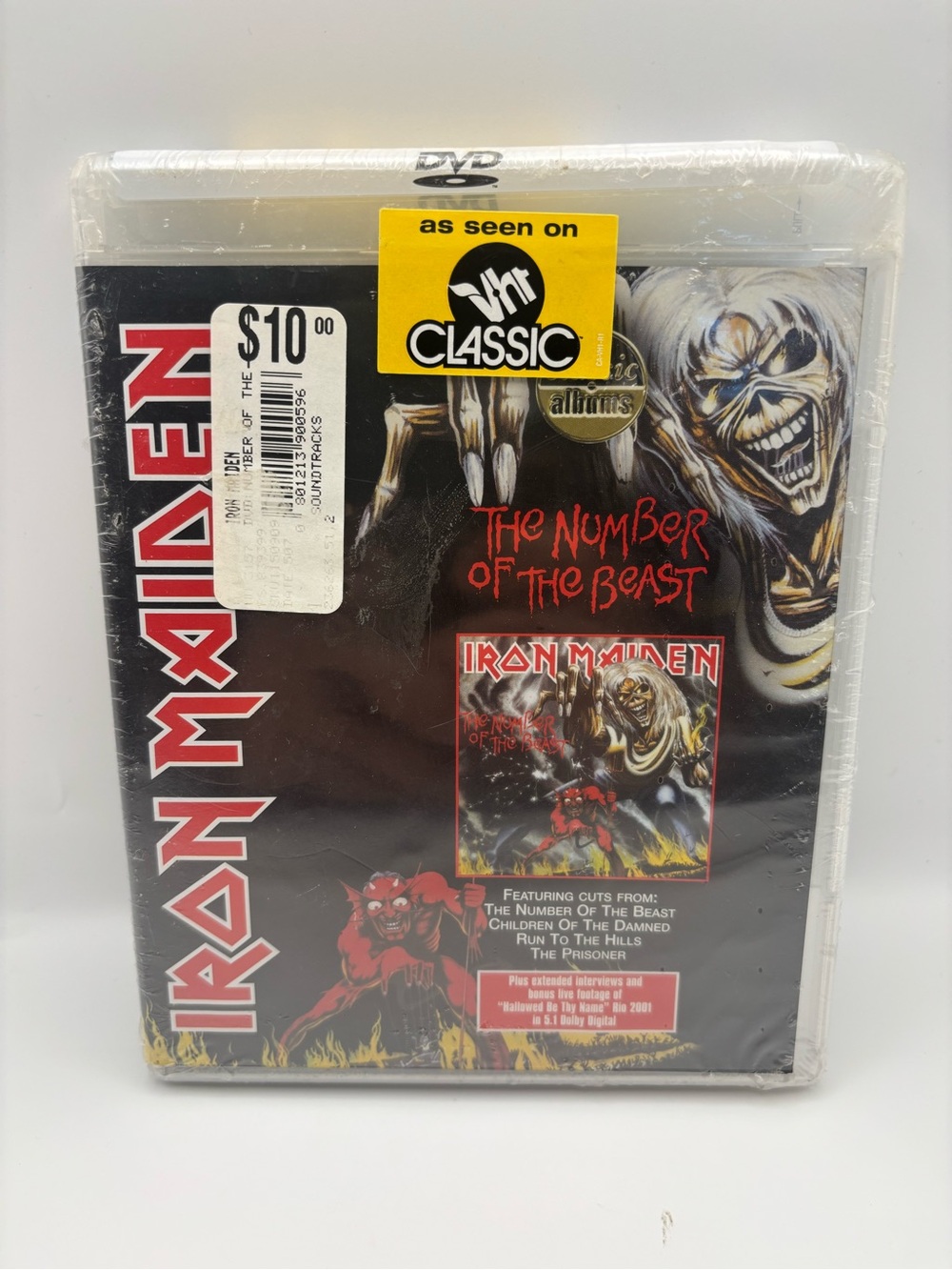Iron Maiden The Number of the Beast DVD 2001 Sealed New Heavy Metal